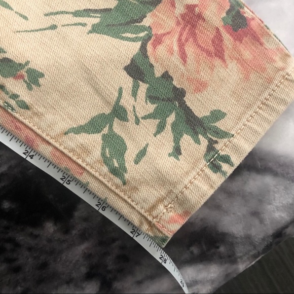 Current Elliott The Stiletto Haystack Floral Pants - Picture 9 of 12